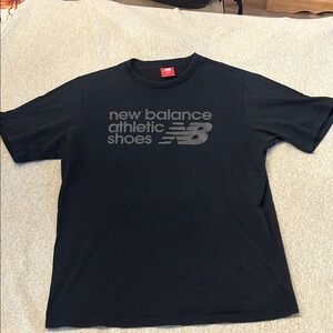 New Balance Athletic Logo T-Shirt Black/Gray
